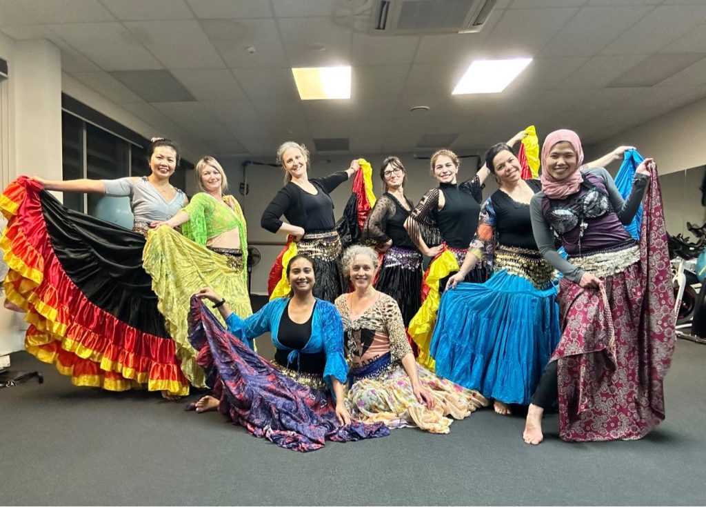 Belly dance group class in Taupo NZ. 